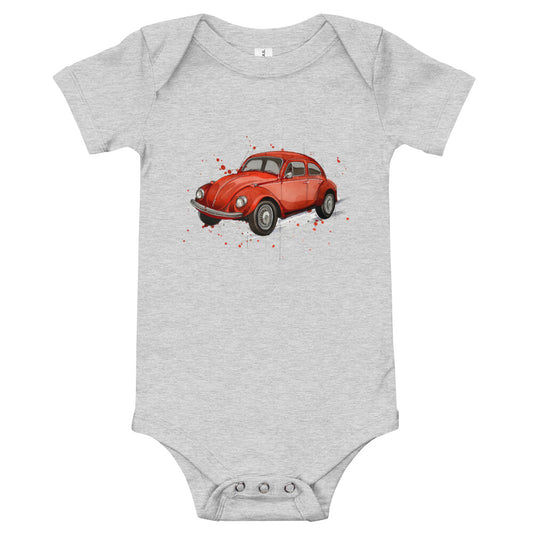 Baby short sleeve one piece − VW I Beetle