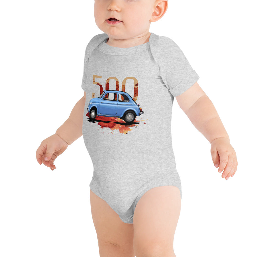 Baby short sleeve one piece − Fiat 500