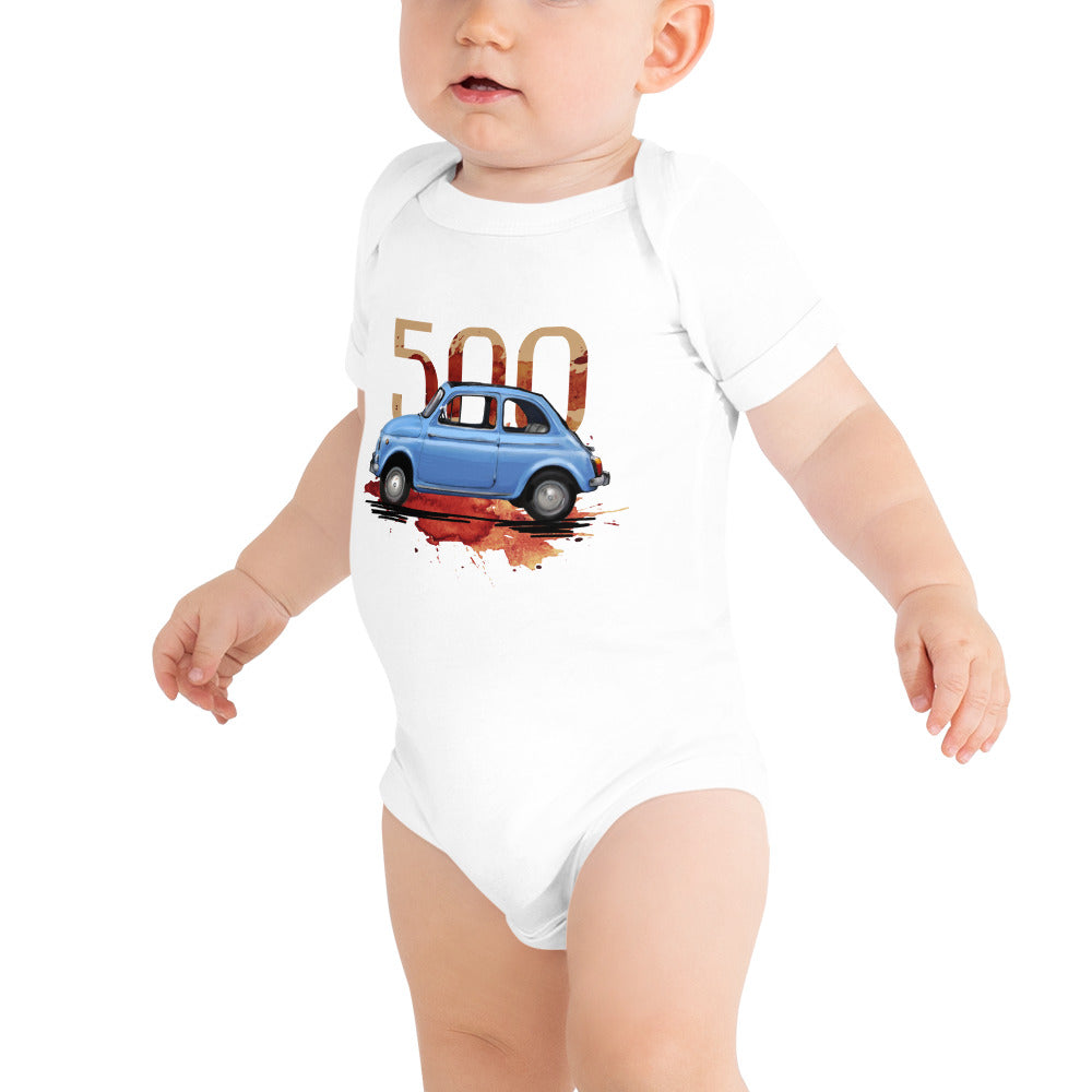Baby short sleeve one piece − Fiat 500