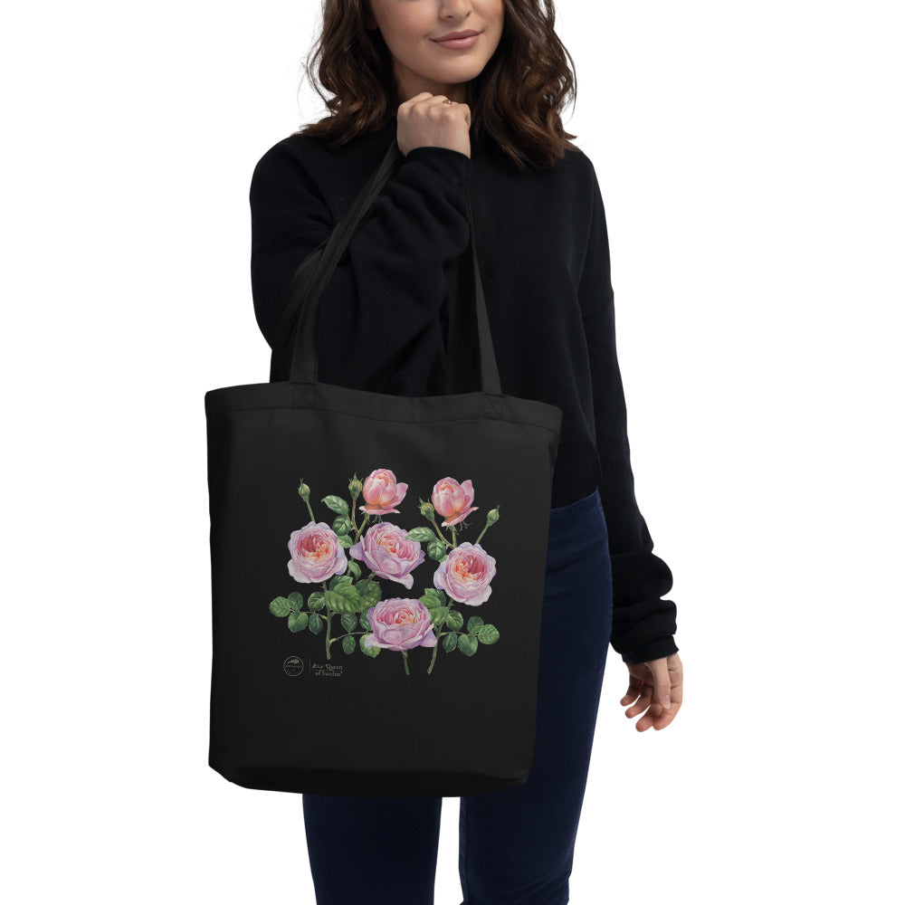 Eco Tote Bag Rose 'Queen of Sweden'