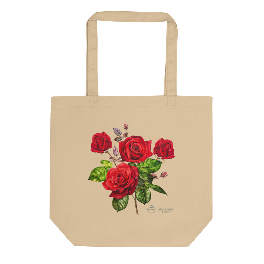 Eco Tote Bag Rose 'Crimson Bouquet'