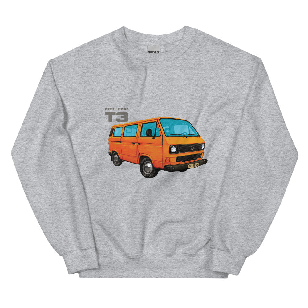 Unisex Sweatshirt − VW T3 orange