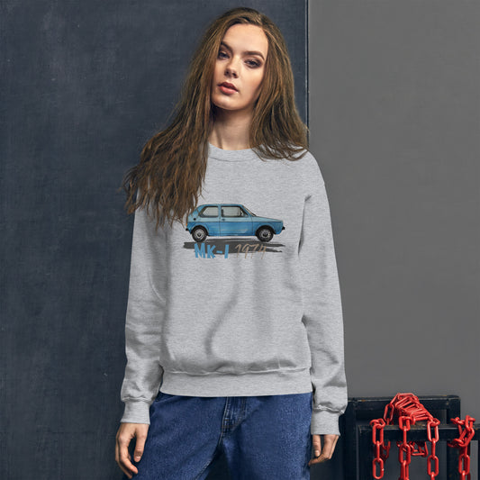 Unisex Sweatshirt − VW Golf I blue