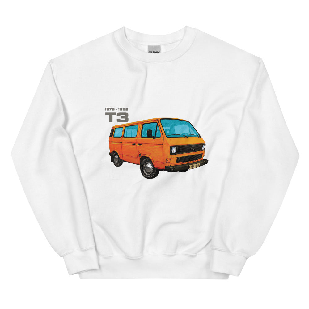 Unisex Sweatshirt − VW T3 orange