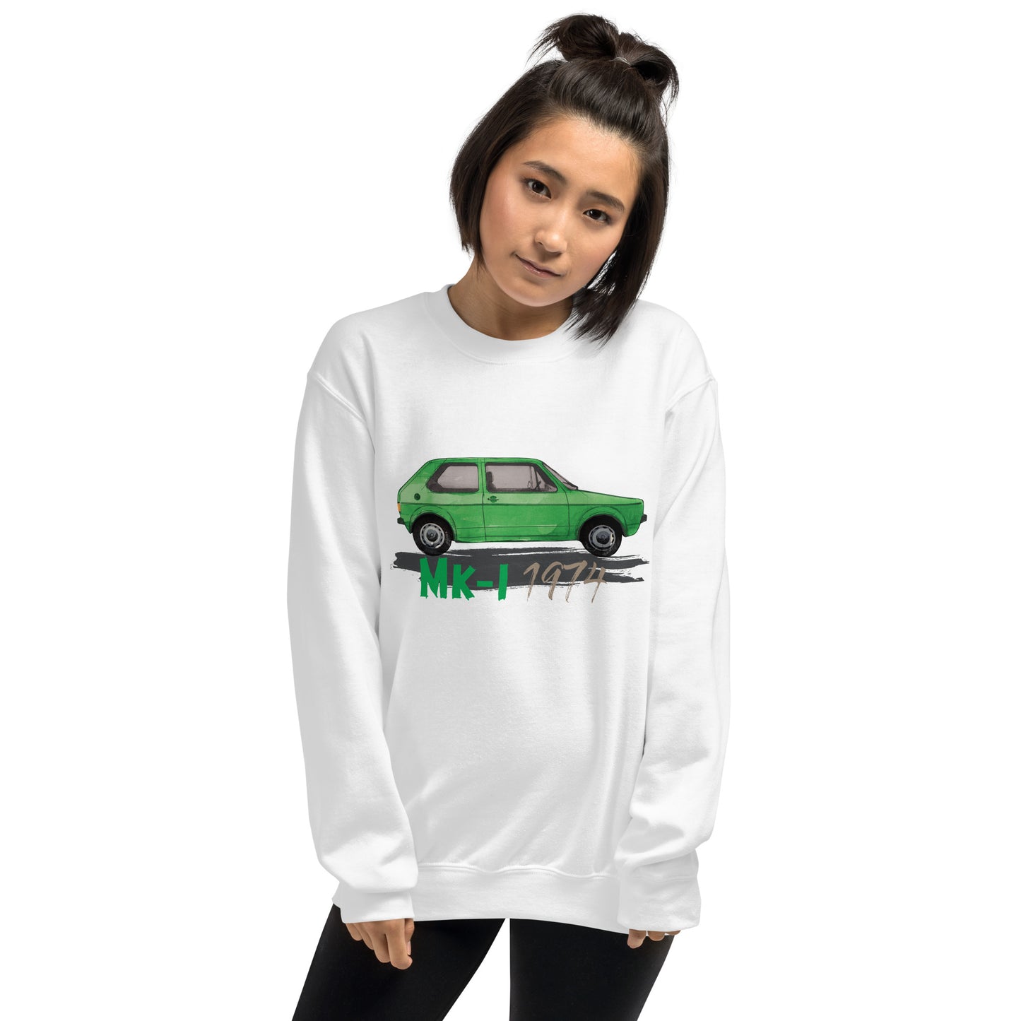 Unisex Sweatshirt − VW Golf I green