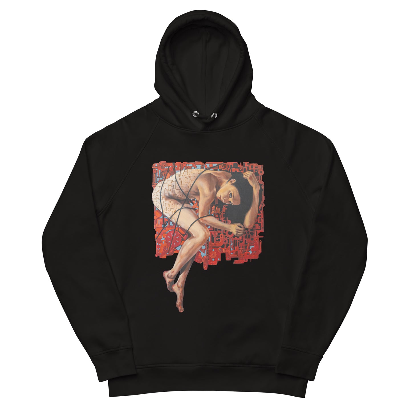Unisex pullover hoodie - Machine of being 2888