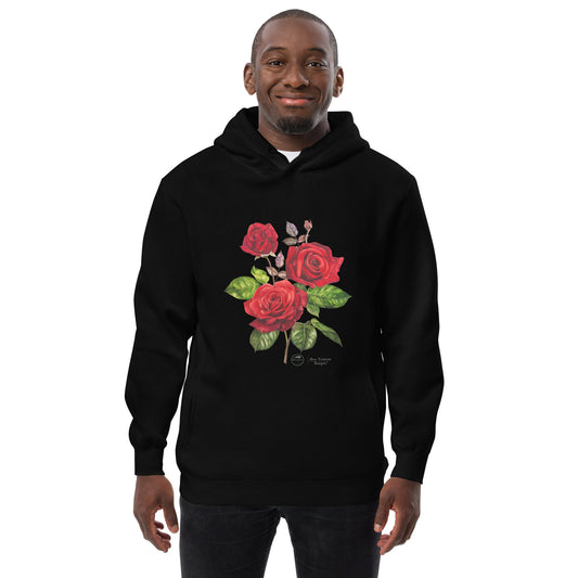 Unisex fashion hoodie - Rose 'Crimson Bouquet'