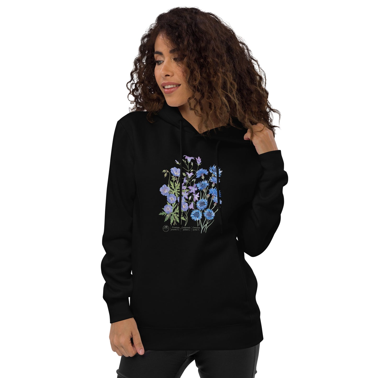 Unisex fashion hoodie - Blue meadow