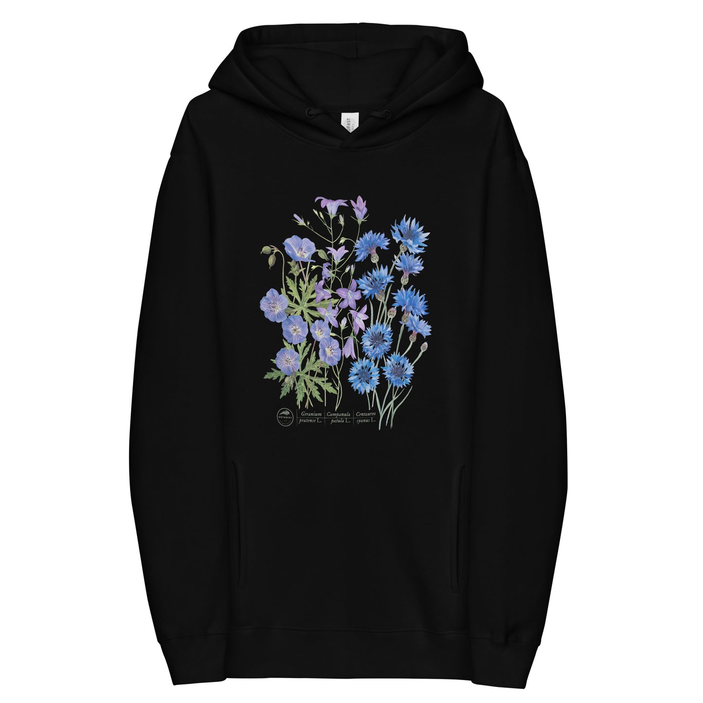 Unisex fashion hoodie - Blue meadow