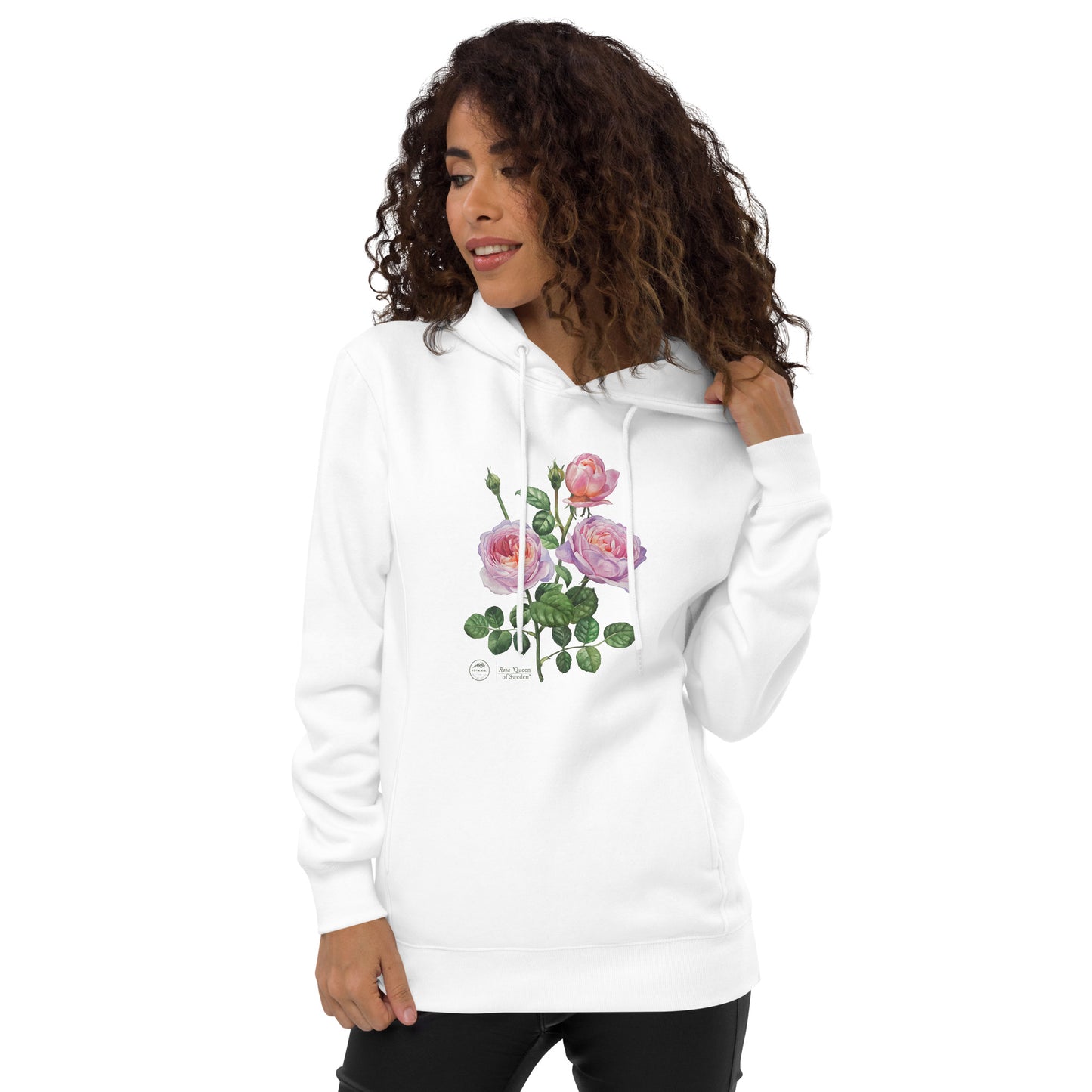 Unisex fashion hoodie - Rose 'Queen of Sweden