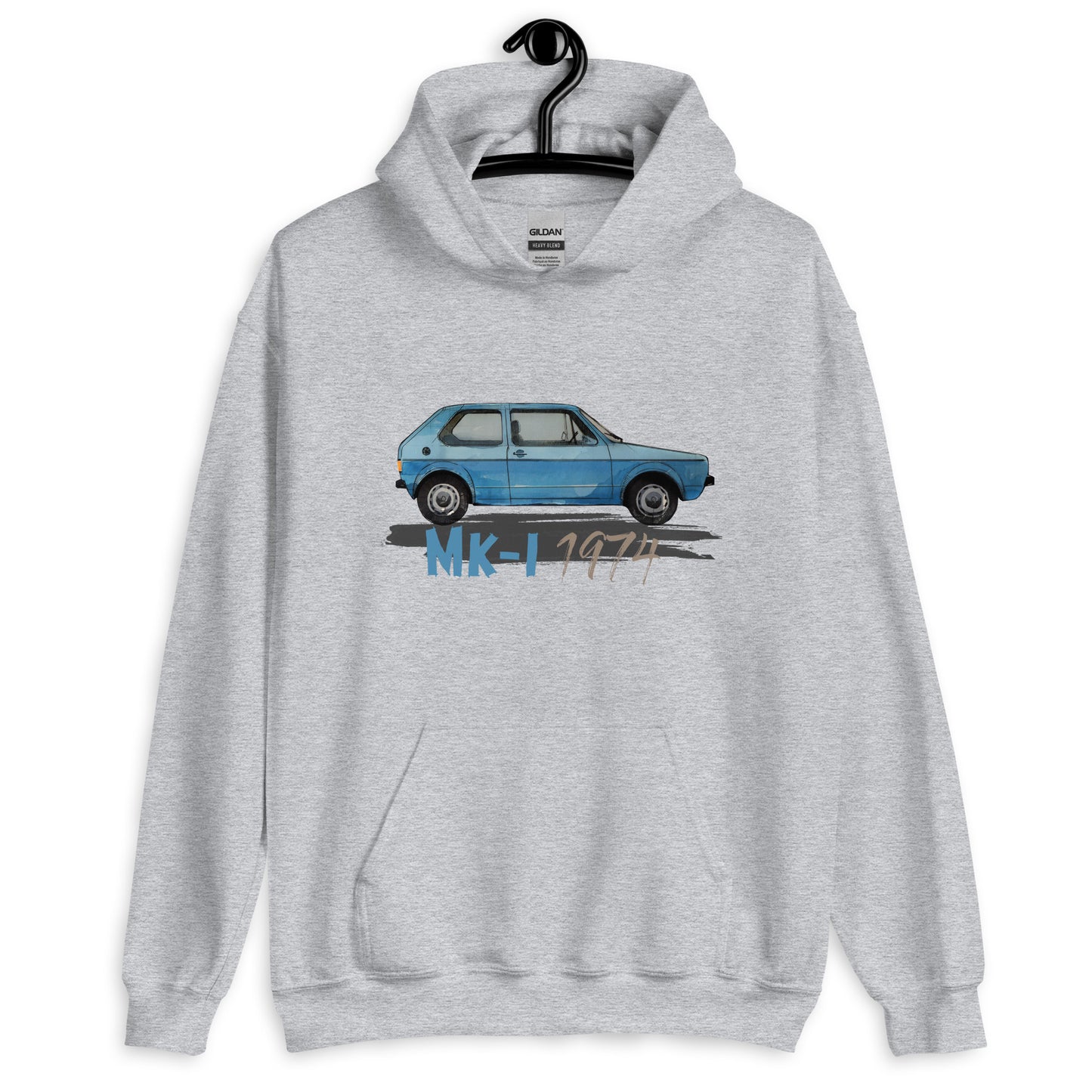 Unisex Hoodie − VW Golf I blue