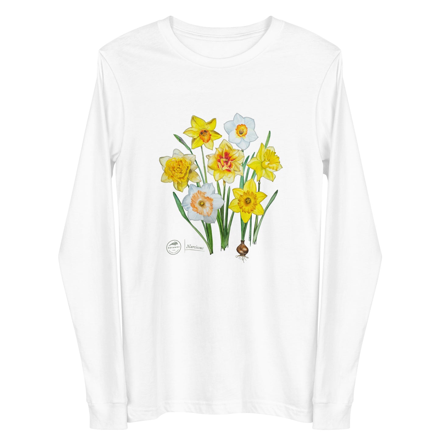 Unisex Long Sleeve Tee - Daffodils