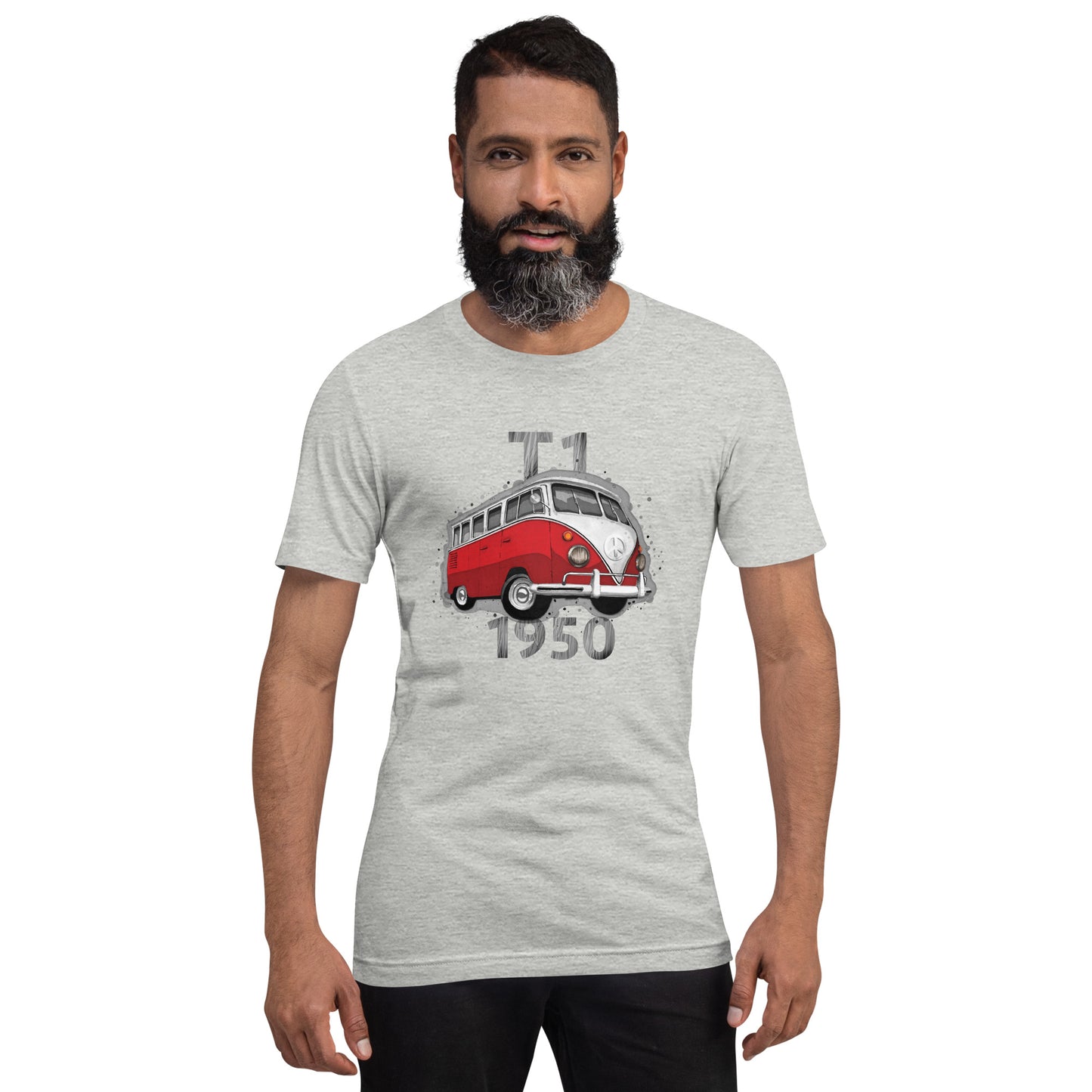 Unisex t-shirt − VW T1 red