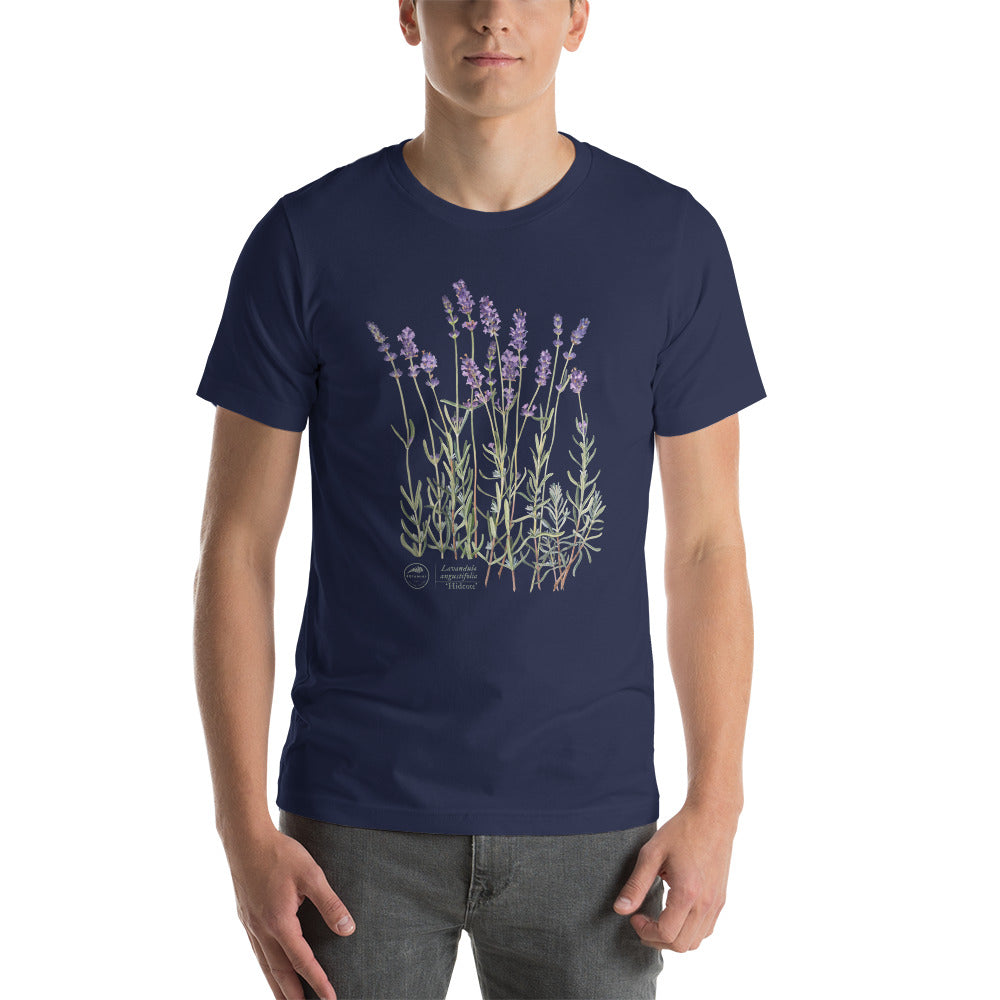 Short-sleeve unisex t-shirt Lavender 'Hidcote'