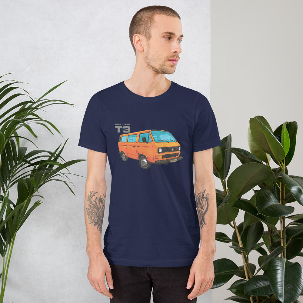 Unisex t-shirt − VW T3 orange