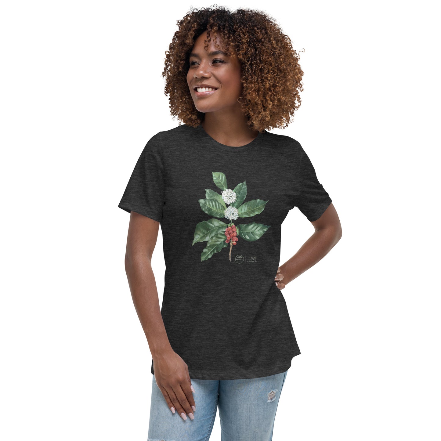 Women's Relaxed T-Shirt - Coffee tree