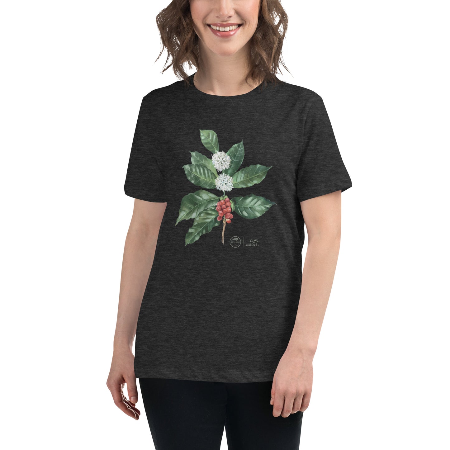 Women's Relaxed T-Shirt - Coffee tree
