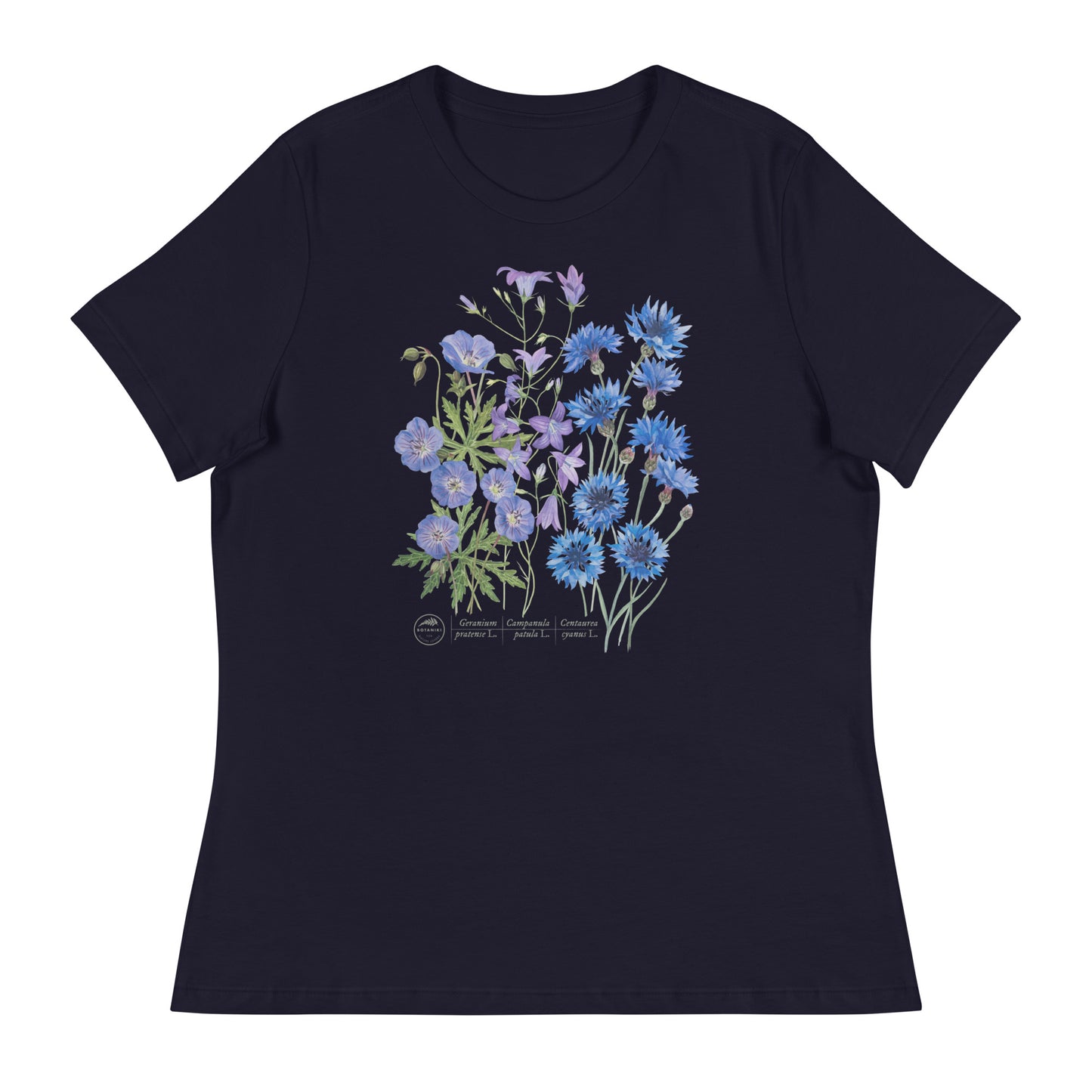 Women's Relaxed T-Shirt - Blue meadow