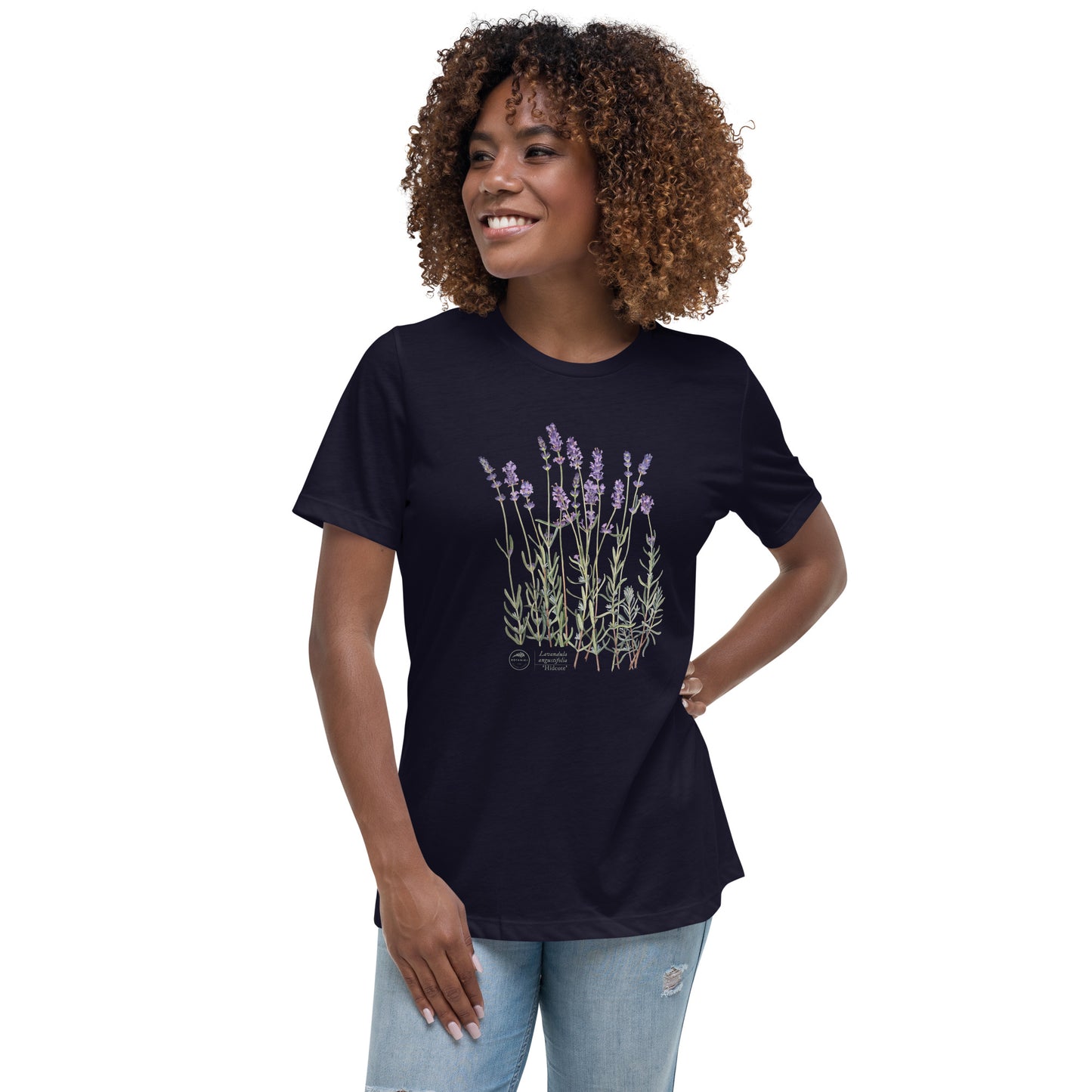 Women's Relaxed T-Shirt - Lavender 'Hidcote'